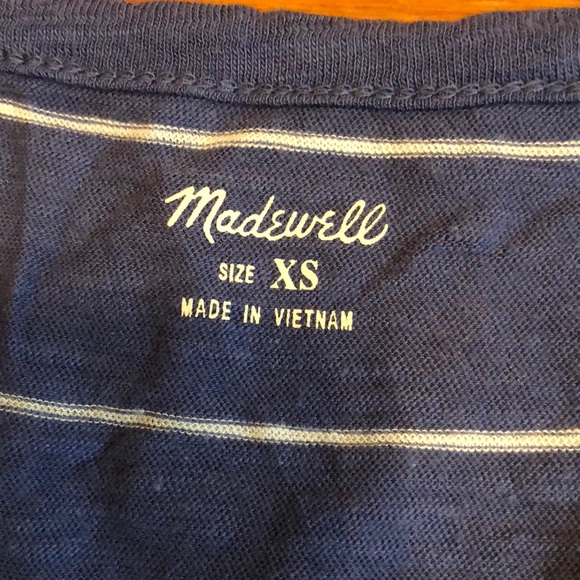 📦 🚚 EVERYTHING MUST GO! Madewell Striped Tee | Size XS - Picture 6 of 7
